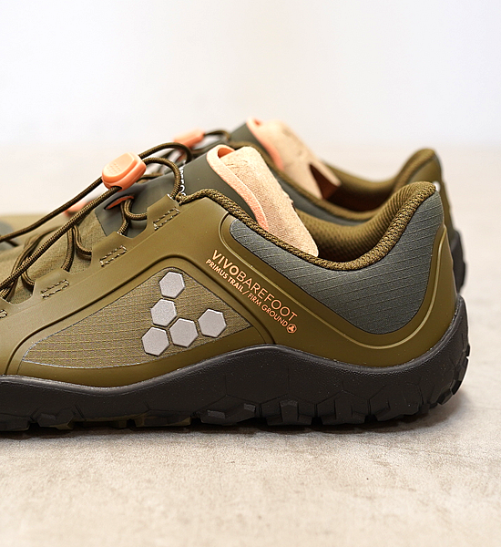 【VIVOBAREFOOT】ヴィヴォ ベアフット women's Primus Trail �V All Weather FG "Dark Olive"