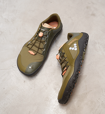 【VIVOBAREFOOT】ヴィヴォ ベアフット women's Primus Trail �V All Weather FG "Dark Olive"