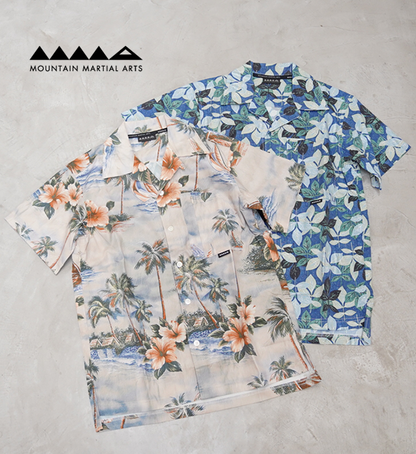 【Mountain Martial Arts】マウンテンマーシャルアーツ unisex MMA Mountain Aloha Shirt "2Color"  ※ネコポス可