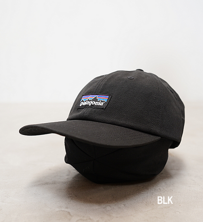 【patagonia】パタゴニア P-6 Label Trad Cap "Black" ※ネコポス可