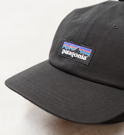 【patagonia】パタゴニア P-6 Label Trad Cap "Black" ※ネコポス可