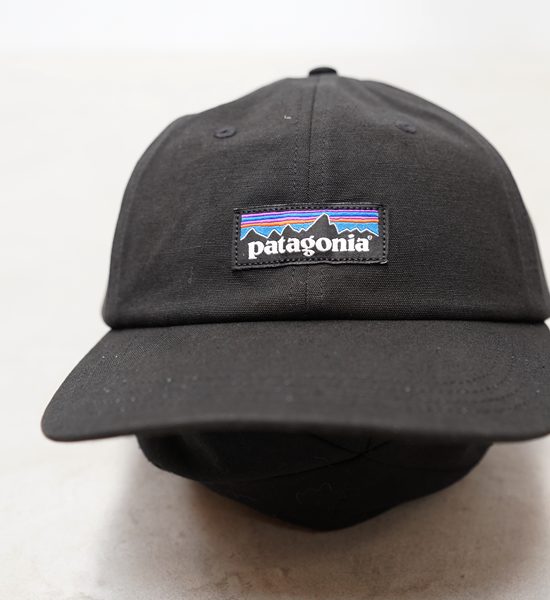 【patagonia】パタゴニア P-6 Label Trad Cap "Black" ※ネコポス可