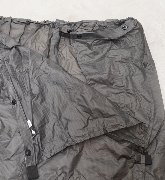 【ENLIGHTENED EQUIPMENT】エンライテンドイクイップメント Rain Wrap ”Charcoal” ※ネコポス可