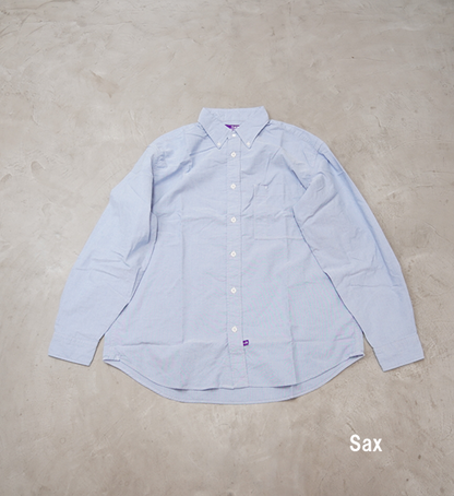 【THE NORTH FACE PURPLE LABEL】ノースフェイスパープルレーベル men's Button Down Field Shirt "2Color"