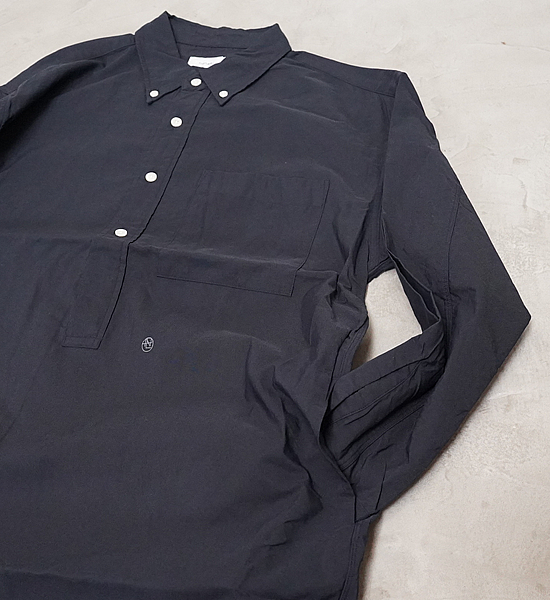 【nanamica】ナナミカ women's Button Down Wind Shirt Dress "Dark Navy"