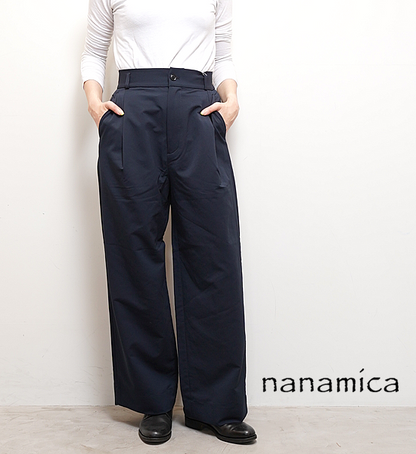 【nanamica】ナナミカ women's ALPHADRY Wide Pants "2Color"