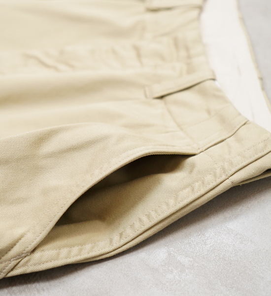 【nanamica】ナナミカ women's Chino Skirt "Khaki"