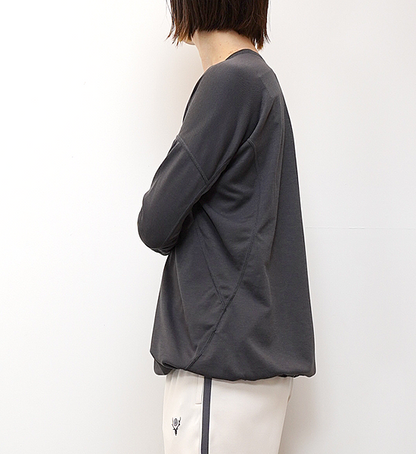 【and wander】アンドワンダー women's power dry jersey LS T "3Color"