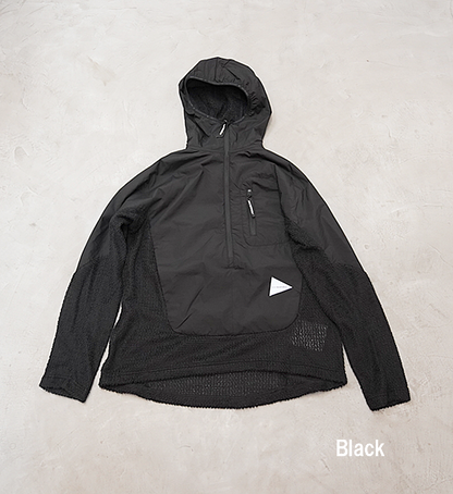 【and wander】アンドワンダー women's alpha direct hoodie "2Color"