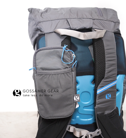 【Gossamer Gear】ゴッサマーギア Shoulder Strap Pocket Large "Gray" ※ネコポス可