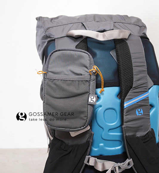 【Gossamer Gear】ゴッサマーギア Shoulder Strap Pocket Medium "Gray" ※ネコポス可