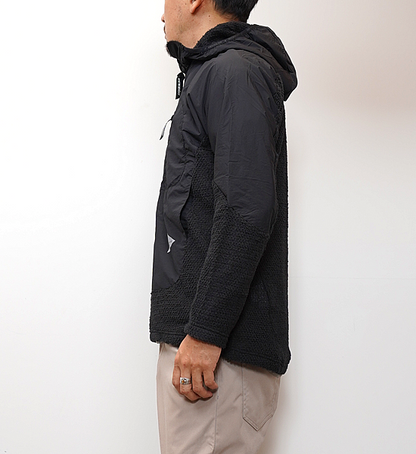 【and wander】アンドワンダー men's alpha direct hoodie "2Color"