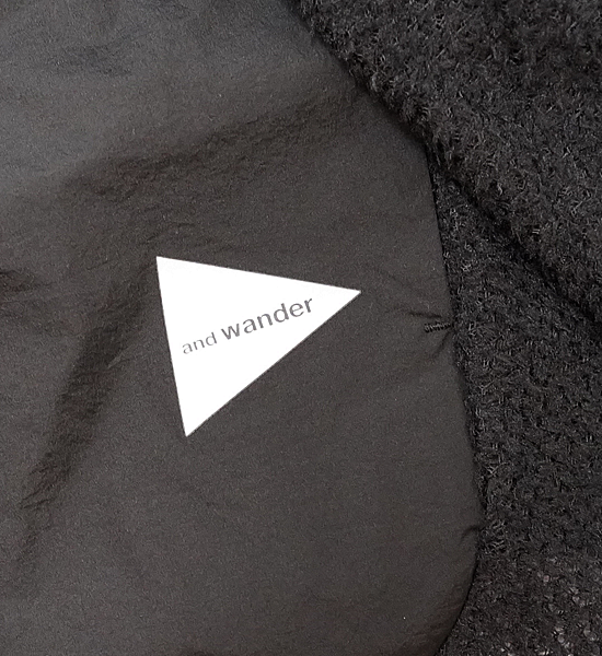 【and wander】アンドワンダー men's alpha direct hoodie "2Color"