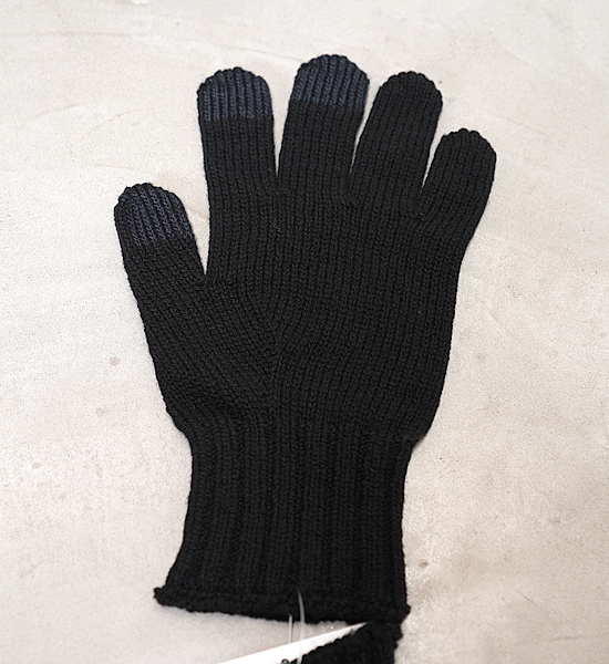 【and wander】アンドワンダー wool knit glove "2Color" ※ネコポス可