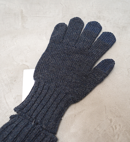 【and wander】アンドワンダー wool knit glove "2Color" ※ネコポス可