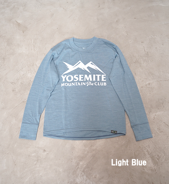 【BRING×Yosemite】unisex BRING×Yosemite Yosemite Mountain The Club Long Sleeve Tee  "2Color" ※ネコポス可