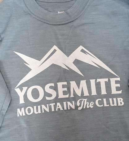 【BRING×Yosemite】unisex BRING×Yosemite Yosemite Mountain The Club Long Sleeve Tee  "2Color" ※ネコポス可