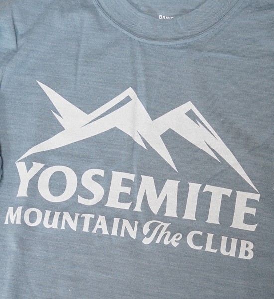 【BRING×Yosemite】unisex BRING×Yosemite Yosemite Mountain The Club Long Sleeve Tee  "2Color" ※ネコポス可