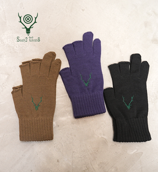 【South2 West8】サウスツーウエストエイト Glove-W/A Knit "3Color" ※ネコポス可