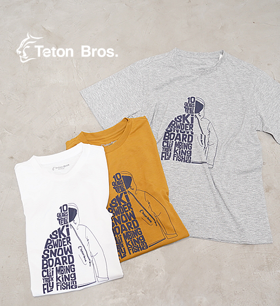 【Teton Bros】ティートンブロス unisex Tsurugi 10th Tee "2Color" ※ネコポス可