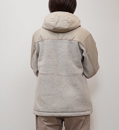 【and wander】アンドワンダー women's top fleece jacket "3Color"