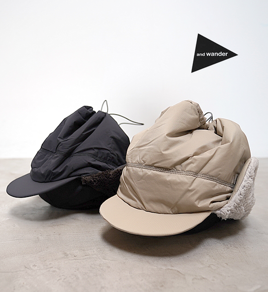 【and wander】アンドワンダー PRIMALOFT cap "2Color"