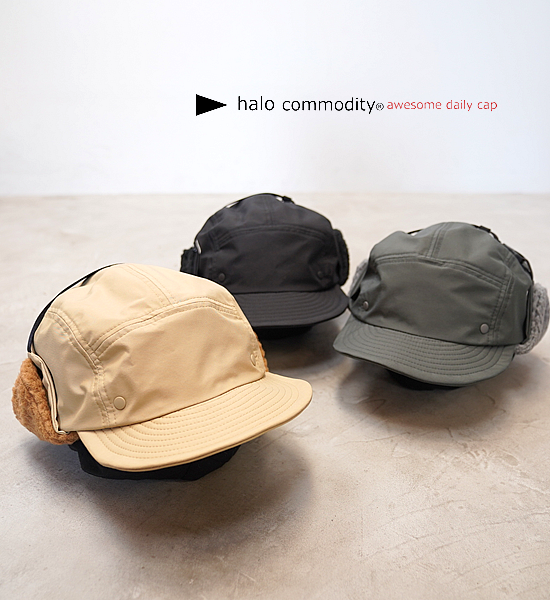 【halo commodity】ハロコモディティ Alpha Liner Cap "3Color"