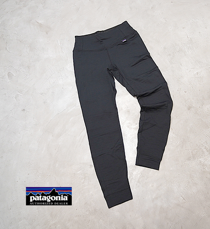 【patagonia】 パタゴニア women's Capilene Thermal Weight Bottoms "BLK" ※ネコポス可