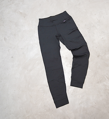 【patagonia】 パタゴニア women's Capilene Thermal Weight Bottoms "BLK" ※ネコポス可