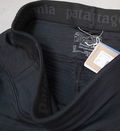 【patagonia】 パタゴニア women's Capilene Thermal Weight Bottoms "BLK" ※ネコポス可