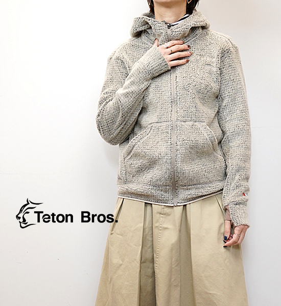 【Teton Bros】ティートンブロス women's Wool Air Hoody "2Color"