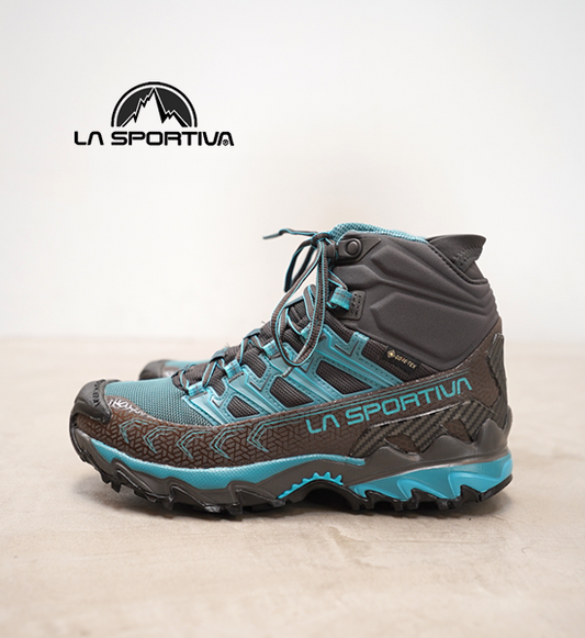 【LA SPORTIVA】ラ・スポルティバ women's Ultra Raptor �U Mid GTX ”Carbon×Topaz”