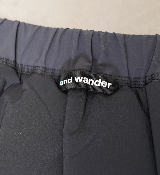 【and wander】アンドワンダー women's top fleece skirt "2Color"