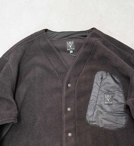 ★30%off【South2 West8】サウスツーウエストエイト Scouting Shirt-Poly Fleece "2Color"