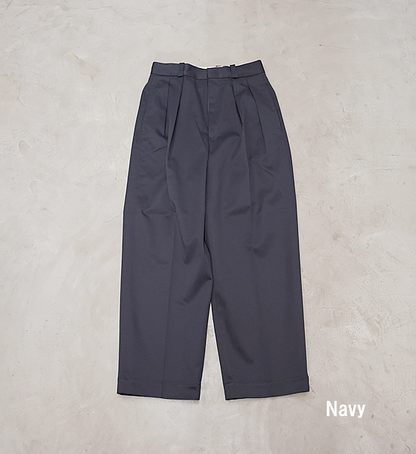 【nanamica】ナナミカ women's Double Pleat Chino Pants "2Color"