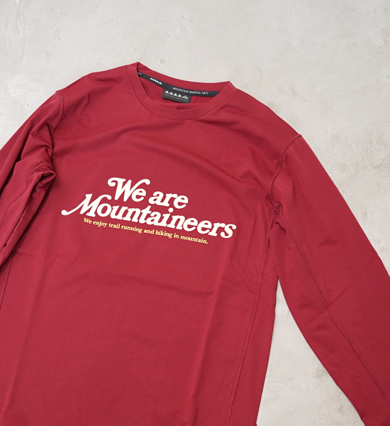 【Mountain Martial Arts】マウンテンマーシャルアーツ unisex MMA Mountaineers Long Tee “2Color" ※ネコポス可