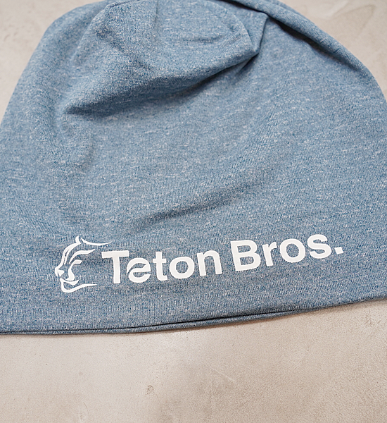 【Teton Bros】ティートンブロス Power Wool Grid Beanie "Blue" ※ネコポス可