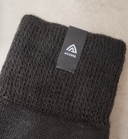 【ACLIMA】 アクリマ unisex WarmWool Socks "Jet Black"