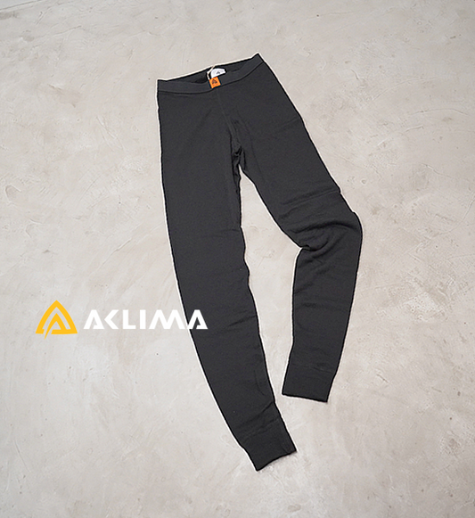 【ACLIMA】 アクリマ women's WoolTerry Longs "Jet Black"