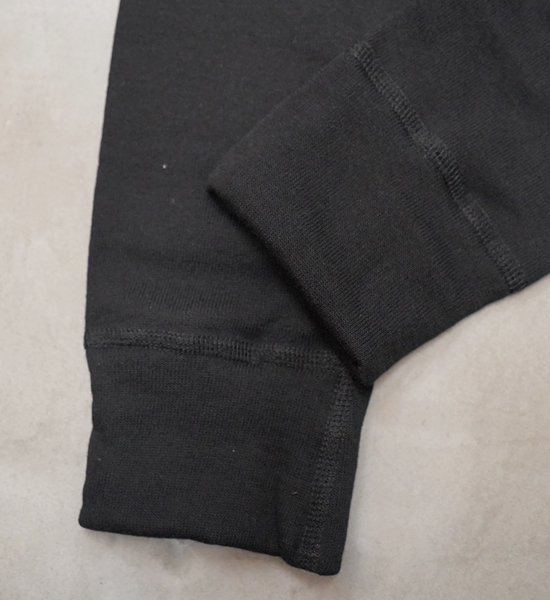 【ACLIMA】 アクリマ women's WoolTerry Longs "Jet Black"