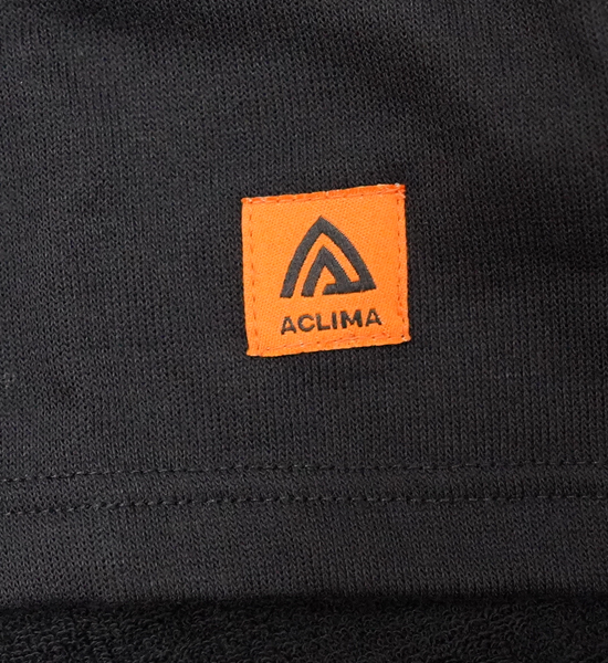 【ACLIMA】アクリマ women's WoolTerry Polo "Jet Black"