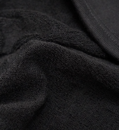 【ACLIMA】アクリマ women's WoolTerry Crewneck "Jet Black"