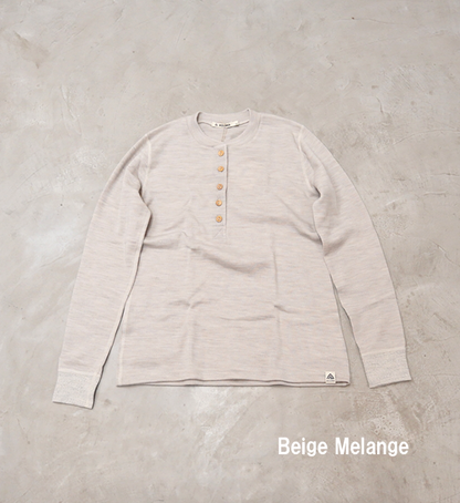 【ACLIMA】アクリマ women's WarmWool Granddad Shirt "2Color"