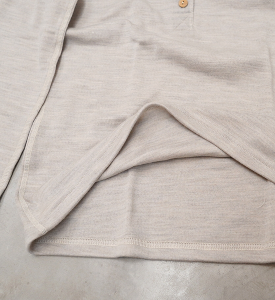 【ACLIMA】アクリマ women's WarmWool Granddad Shirt "2Color"