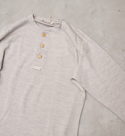 【ACLIMA】アクリマ men's WarmWool Granddad Shirt "2Color"