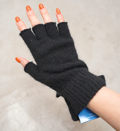 【Zpacks】ゼットパックス Fingerless Brushtail Possum Gloves "Black" ※ネコポス可