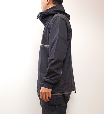 【Mountain Martial Arts】マウンテンマーシャルアーツ unisex MMA PERTEX Packable Wind Hoodie “Black"