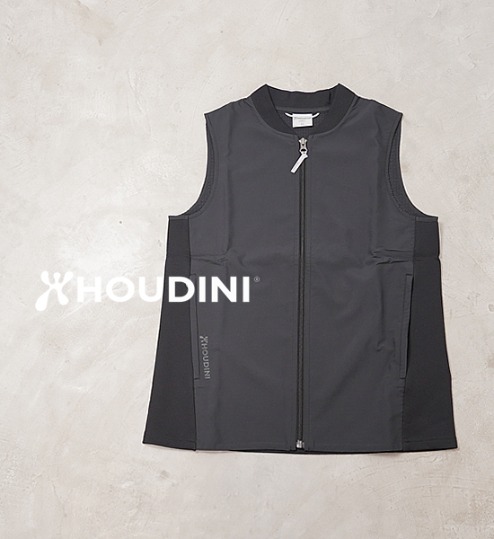 【HOUDINI】フーディニ women's Mono Air Vest "True Black"