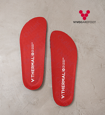 【VIVOBAREFOOT】ヴィヴォ ベアフット women's Thermal Insole "Red" ※ネコポス可