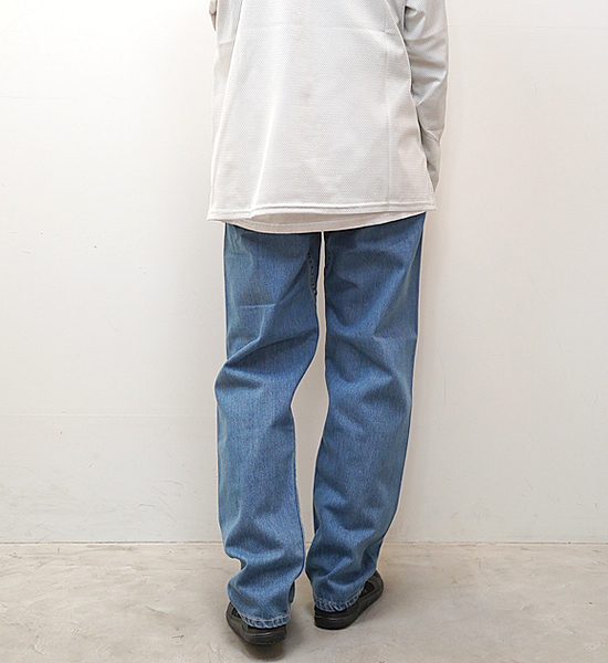 【nanamica】ナナミカ women's 5Pockets Straight Denim Pants "Indigo Bleach"